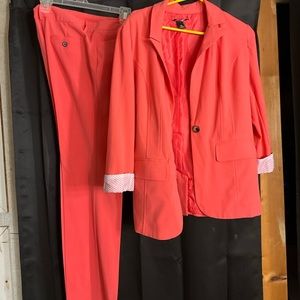 by & by watermelon colored Pantsuit